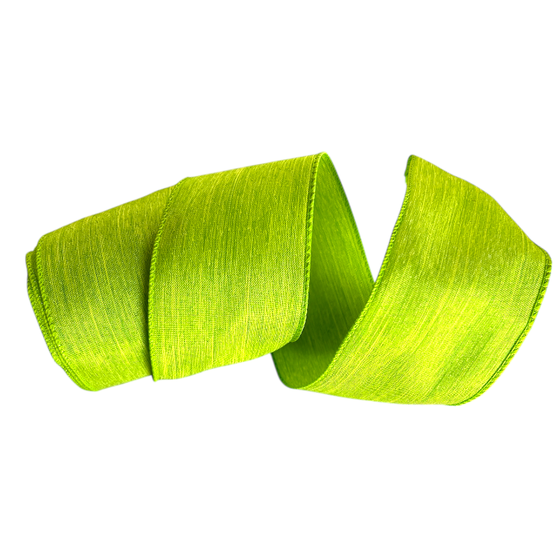 Band mit Drahtkante 63mm - Webband Leinen Uni Lime Grün Akzentstreifen (Rolle 3 Meter) Band mit Drahtkante 63mm - Webband Leinen Uni Lime Grün Akzentstreifen (Rolle 3 Meter)
