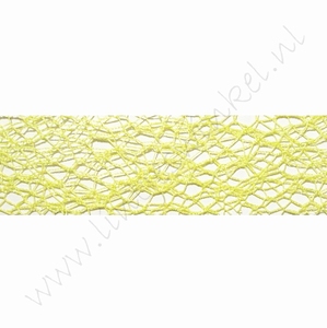 Crispy (Netz) Band 30mm (Rolle 10 Meter) - Lime Grün