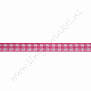 Karoband 6mm (Rolle 22 Meter) - Pink