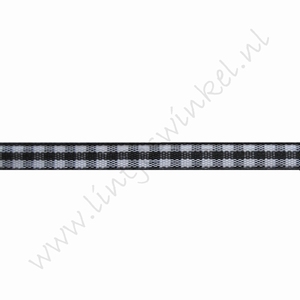 Karoband 6mm (Rolle 22 Meter) - Schwarz