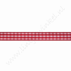 Karoband 10mm (Rolle 22 Meter) - Rot