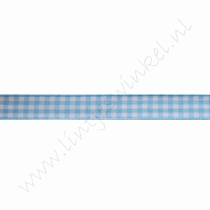 Karoband 10mm (Rolle 22 Meter) - Hell Blau