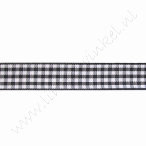 Karoband 16mm (Rolle 22 Meter) - Schwarz
