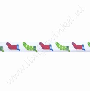 atinband Weihnachten 10mm (Rolle 22 Meter) - Weihnachtssocken