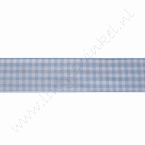 Karoband 22mm (Rolle 22 Meter) - Hell Blau