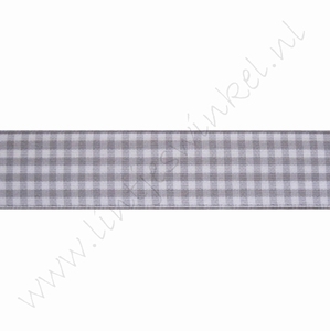 Karoband 22mm (Rolle 22 Meter) - Grau