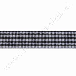 Karoband 22mm (Rolle 22 Meter) - Schwarz