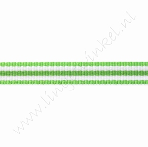 Band Streifen 10mm (Rolle 18 Meter) - Lime Weiß