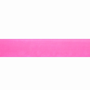 Organza 16mm (Rolle 45 Meter) - Neon Pink