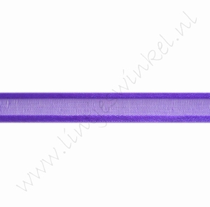 Organza Satinrand 10mm (Rolle 22 Meter) - Lila