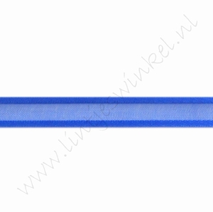 Organza Satinrand 10mm (Rolle 22 Meter) - Dunkel Blau