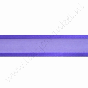 Organza Satinrand 22mm (Rolle 22 Meter) - Lila