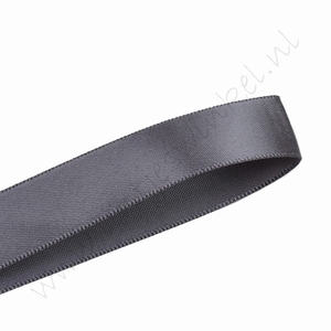 Satinband 3mm (Rolle 22 Meter) - Dunkel Grau (077)