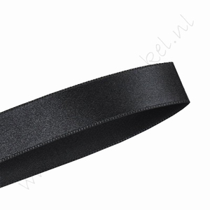 Satinband 10mm (Rolle 91 Meter) - Schwarz (030)