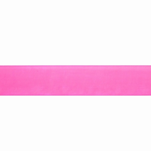 Organza 10mm (Rolle 45 Meter) - Neon Pink