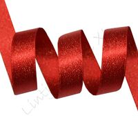 Metallic Satinband 10mm - Rot Gold (250)