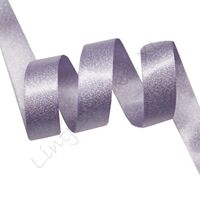 Metallic Satinband 10mm - Lavendel Silber (430)