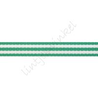Band Streifen 10mm - Grün Weiß