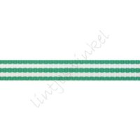 Band Streifen 10mm - Grün Weiß