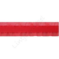 Rüschenband 16mm - Satin Organza Hell Rot (235)