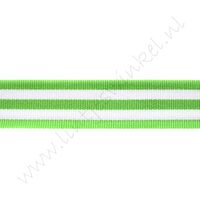 Band Streifen 22mm - Lime Weiß