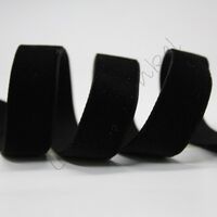 Samtband 6mm - Schwarz