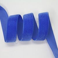 Samtband 6mm - Dunkel Blau