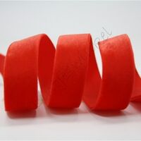 Samtband 10mm - Poppy Red