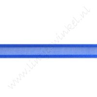 Organza Satinrand 10mm - Dunkel Blau