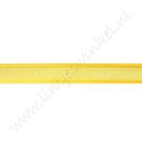 Organza Satinrand 10mm - Gelb