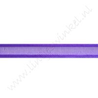 Organza Satinrand 10mm - Lila