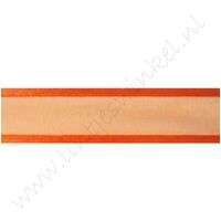 Organza Satinrand 22mm - Orange