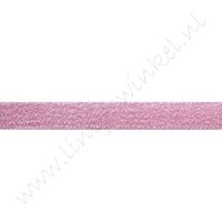 Glitzer Organza Band 12mm - Rosa