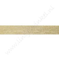 Glitzer Organza Band 16mm - Gold