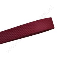 Ripsband 25mm - Bordeaux Rot (275)