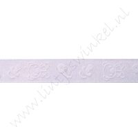 Baby Band 16mm - Organza Bär Weiß