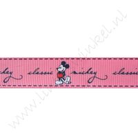 Ripsband Cartoon 16mm - Mickey Pink