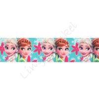 Ripsband Cartoon 22mm - Frozen Aqua