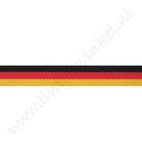Webband Flagge 10mm - Deutschland (doppelseitig)