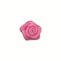 Satin Rosette 10mm - Pink (156) 5 St.