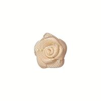 Satin Rosette 10mm - Creme (810) 5 St.