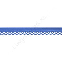 Schrägband Häkelborte 12mm - Blau