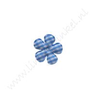 Blume 25mm - Karo Hell Blau (50 St.)