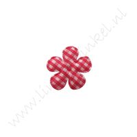 Blume 25mm - Karo Rot