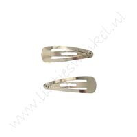 Haarspangen Silber (2 St.) - 30 mm
