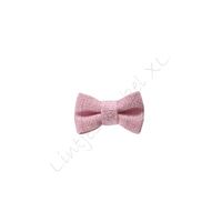 Leinen Schleife 25x12mm - Hell Rosa