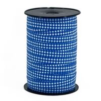 Ringelband 10mm - Karo Dunkel Blau