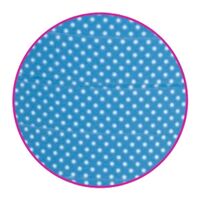 Ringelband 10mm - Polka Aqua