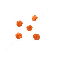 Satin Rosette 15mm - Orange 5 St.
