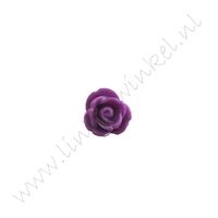 Flatback 7x7mm - Rosette Lila (10 St.)